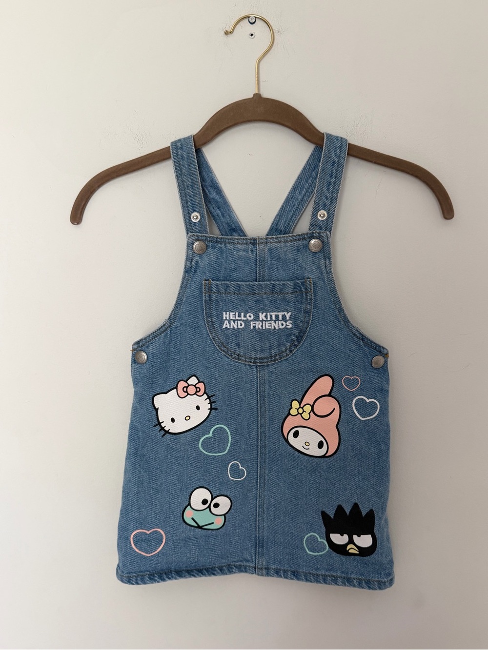 Primark x Sanrio Hello Kitty & Friends Denim Overall Dress